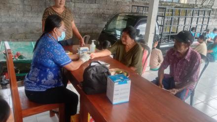 Giat Posyandu Lansia dan Posbindu Desa Banyuseri